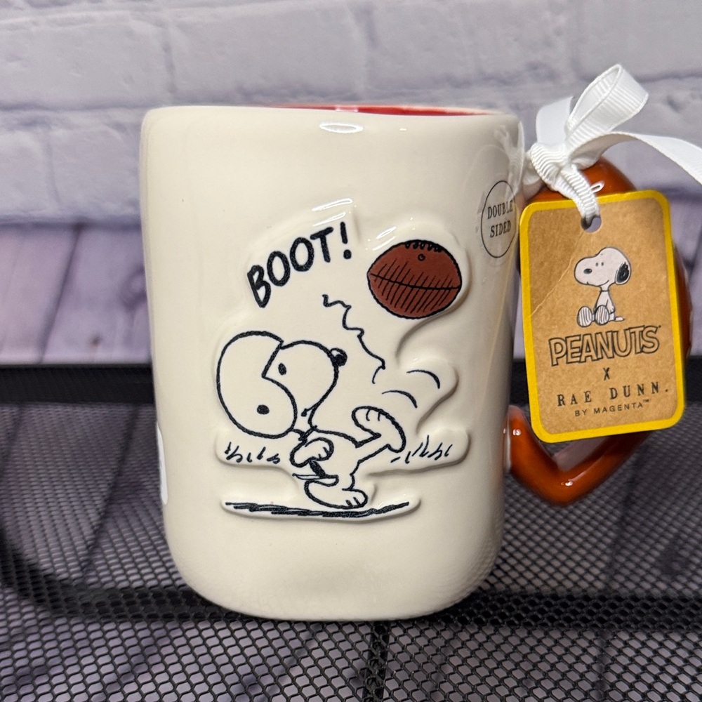 Rae Dunn “Football Season” Peanuts Mug